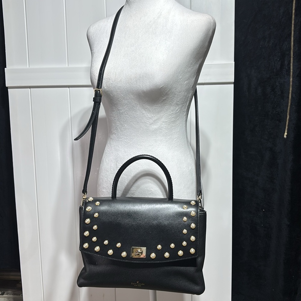 Kate Spade New York Serrano Place Pearl Shonna black bag/crossbody - Picture 5 of 12